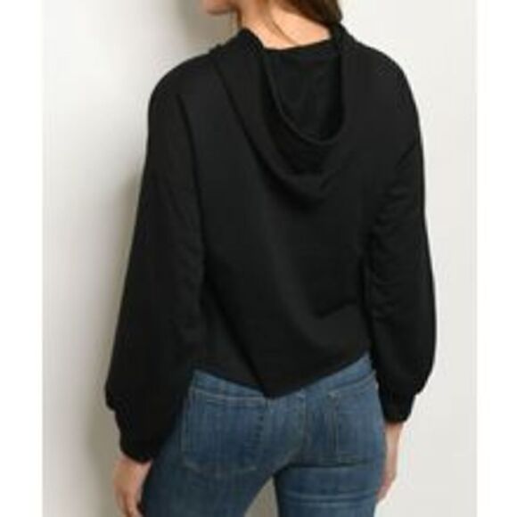 Leopard Distressed Lips Hoodie - Picture 2 of 2